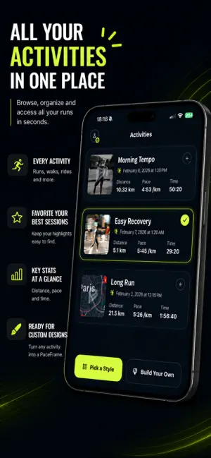PaceFrame screenshot 1