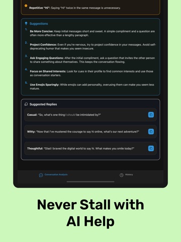 RIZZ COACH: AI Dating Expert iPad screenshot