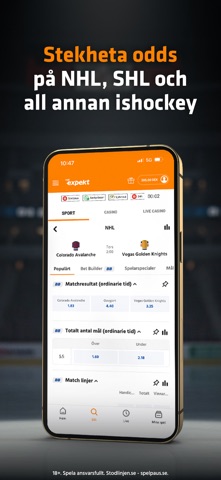 Expekt: Sport Betting & Casino iPhone screenshot 7