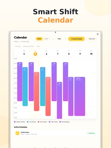 Shift Planner - Timepio iPad screenshot