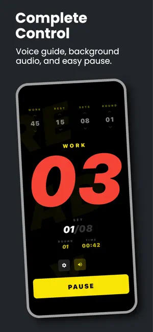 Q-Timer: HIIT & Tabata Clock screenshot 4