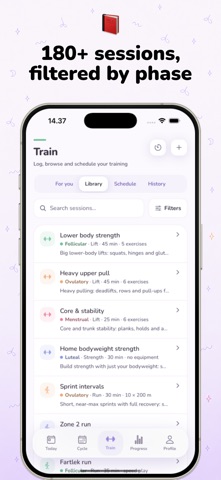 Lunia: Cycle Workout Log Screenshot 2 of 10