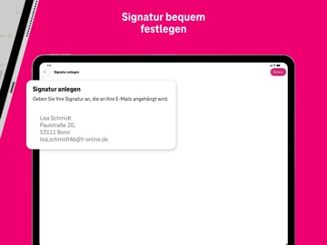 Telekom Mail – E-Mail App iPad screenshot 8