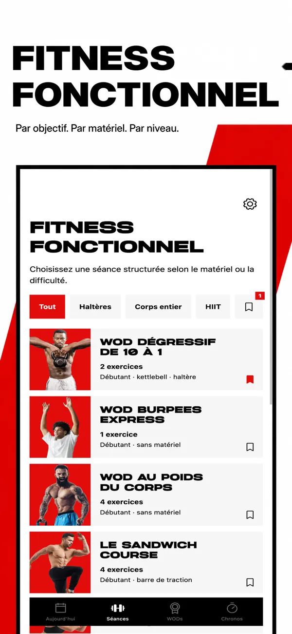Screenshot #3 pour WOD Timer: Fitness fonctionnel