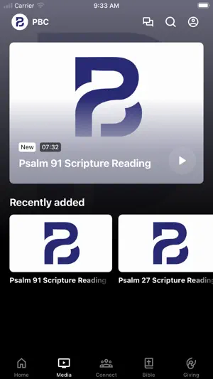 Pearson Baptist Church screenshot 2