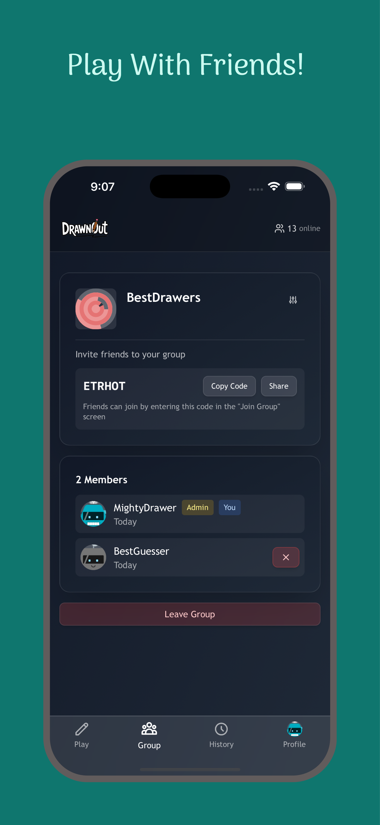 DrawnOut: Daily Drawing Game