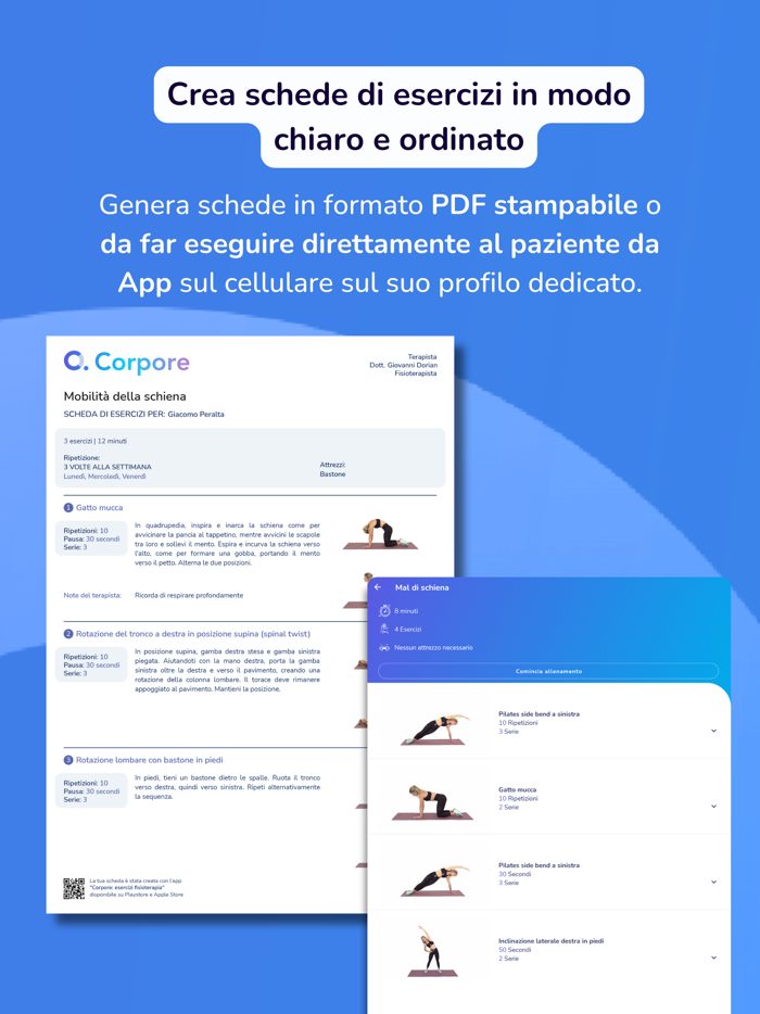 Corpore Esercizi Fisioterapia