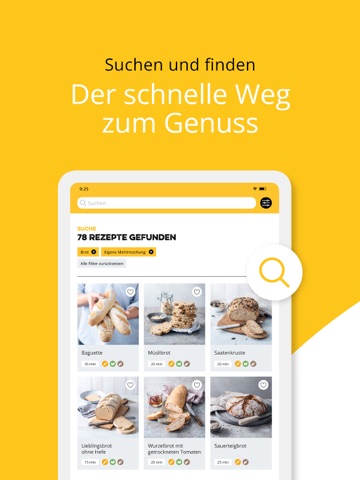Gluten Free: Rezepte & Magazin iPad screenshot