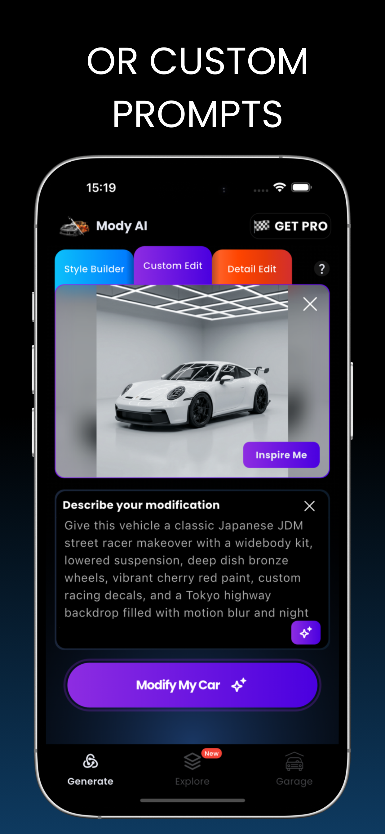 Mody : AI Car Modifications