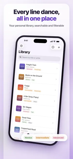 Line Dance Library screenshot 2