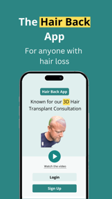 Hair Back App screenshot