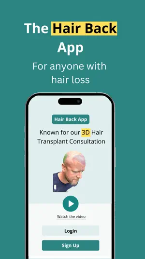 Hair Back App screenshot 1