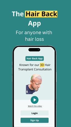 Hair Back App screenshot 1