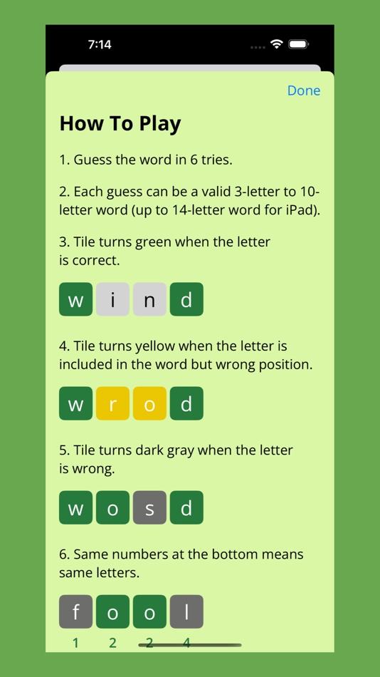 #2. Longdle - Word Guessing Game (iOS) Av: Tiger Ng