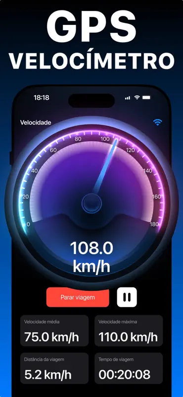 Velocimetro GPS e Odômetro screenshot 1 of 7