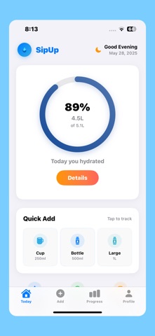 SipUp screenshot