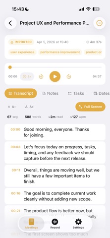 Whisper Record Screenshot 3 of 10
