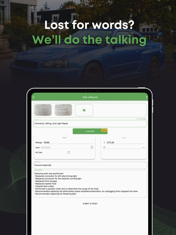 Papertrail Auto iPad screenshot 6 - Productivity app