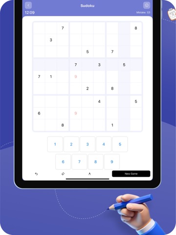 Sudoku & Tic Tac: Puzzle Games iPad screenshot