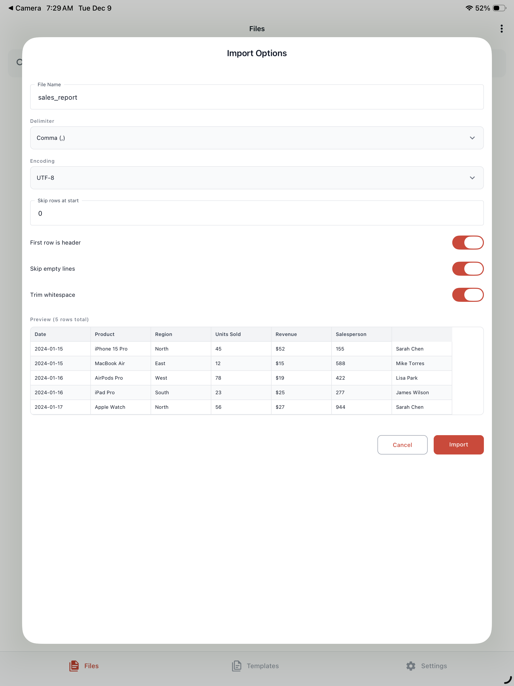 CSV Guru