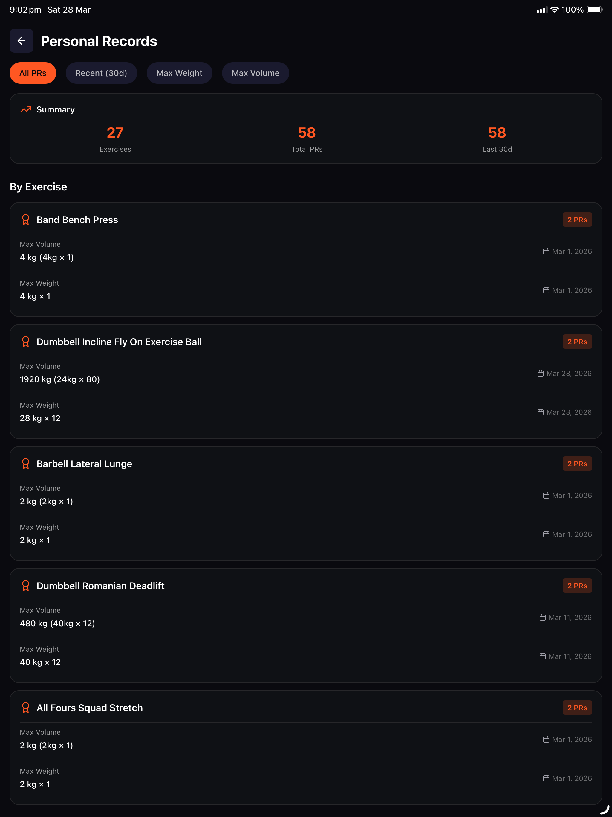 FinalRep: Workout Tracker