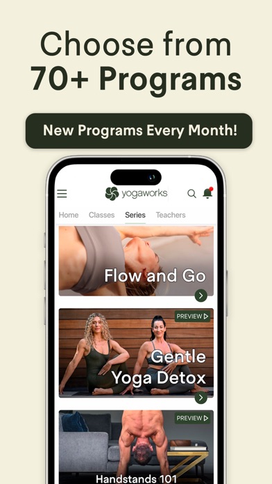 YogaWorks: Yoga & Pilates Flow Screenshot