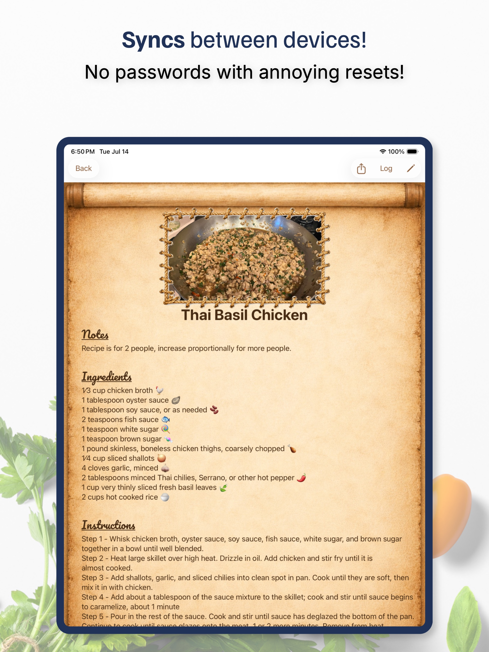 Recipe Chest & Log screenshot 8
