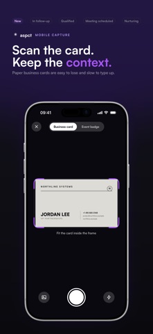 aspct: Digital Business Card iPhone screenshot