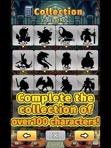Hack and slash clicker iPad screenshot