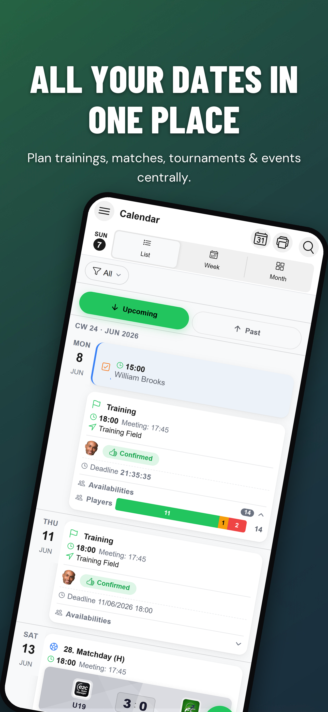 easy2coach - Team Manager