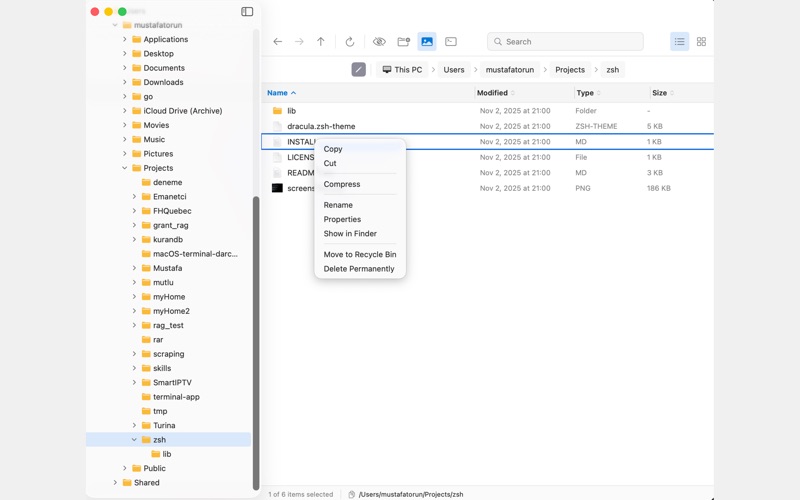 FileXplorer screenshot