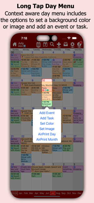 ‎myCal PRO Planner Screenshot