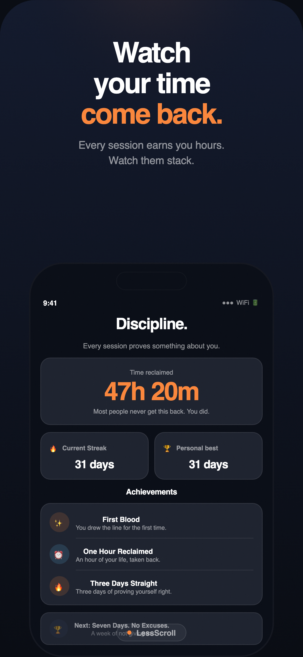 LessScroll