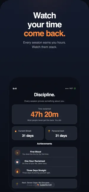 LessScroll screenshot 3