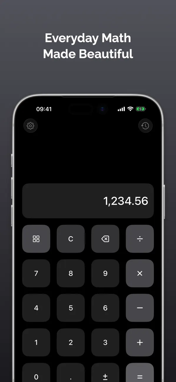 Screenshot #1 pour Aritio — Beautiful Calculator