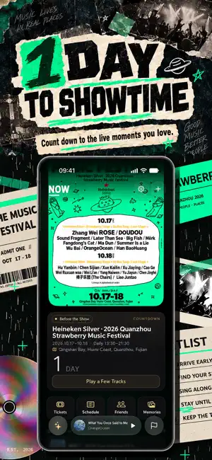 BeforeShow - Concert Countdown screenshot 1