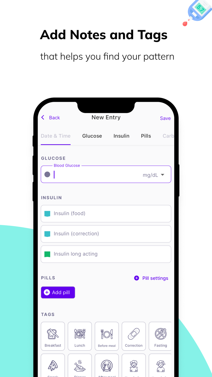 Glucose Blood Sugar Tracker