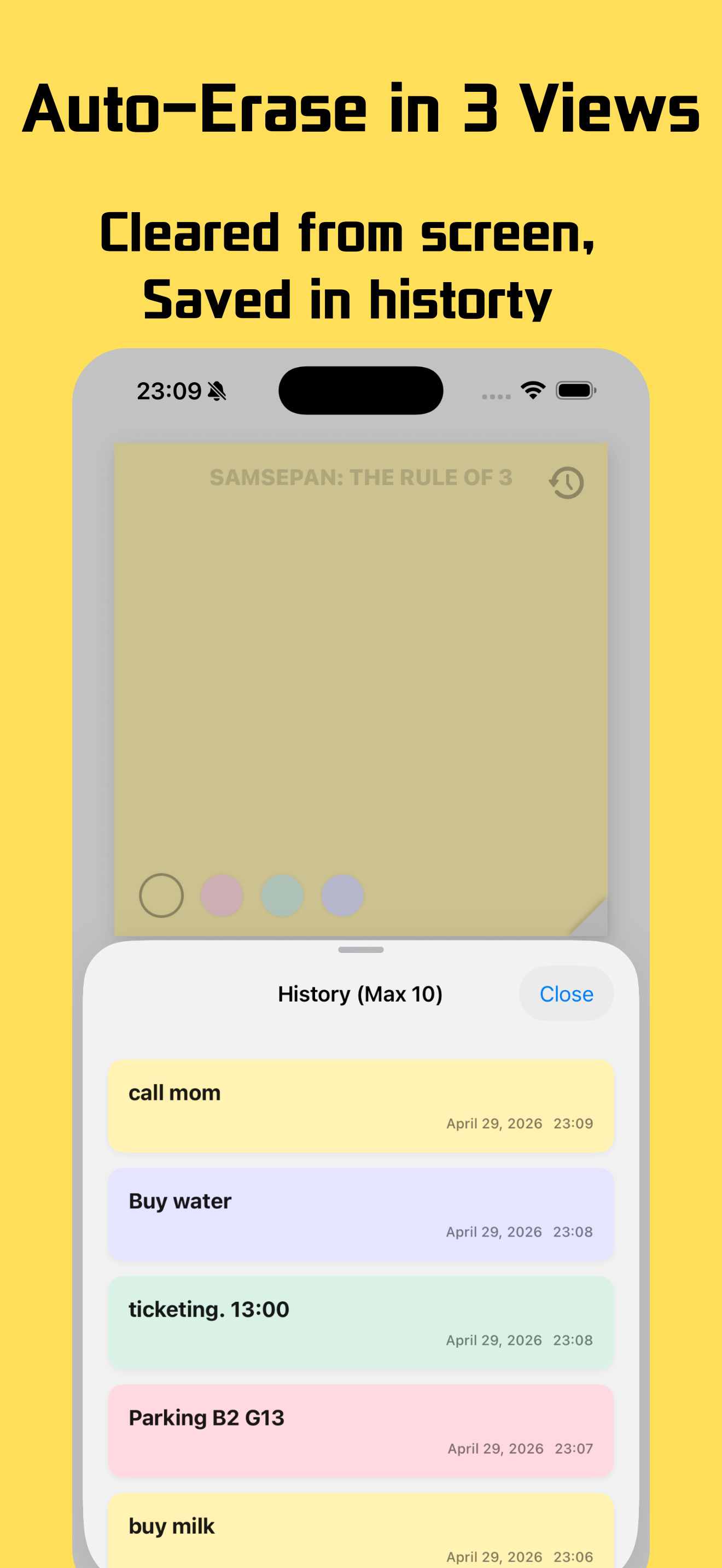 Samsepan-Quick Lockscreen Memo screenshot 3