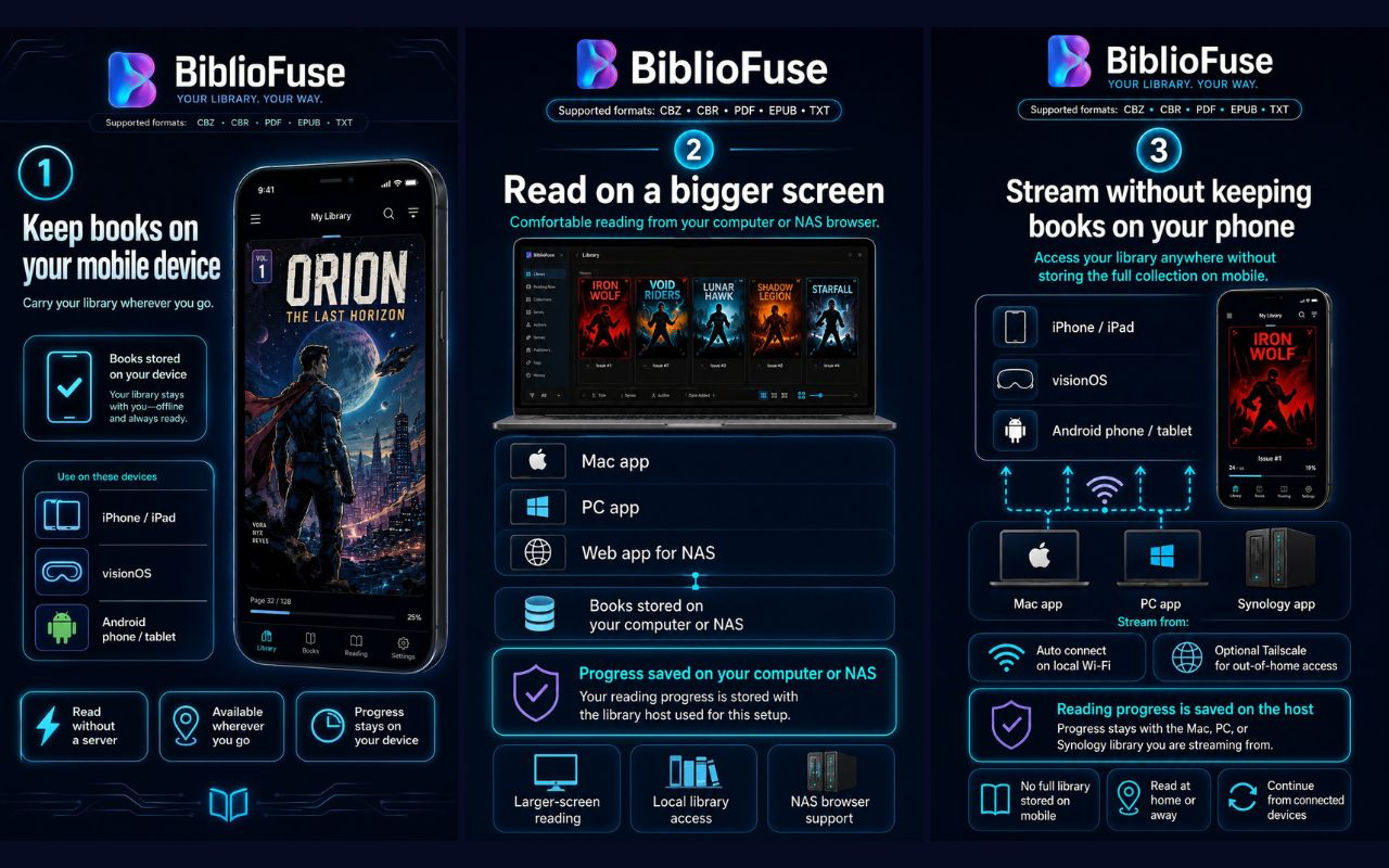 BiblioFuse Reader & Compress screenshot 20