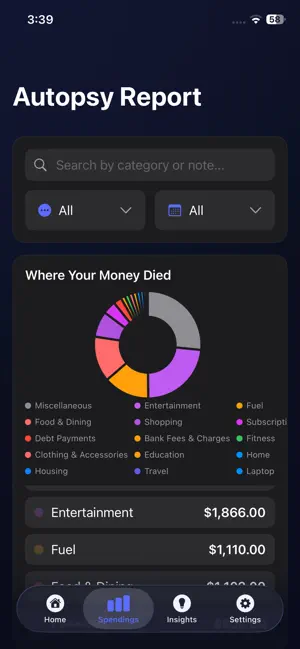 RIP Wallet - AI Track Spending screenshot 3
