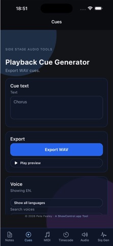 Side Stage Audio Tools Screenshot 1 of 5