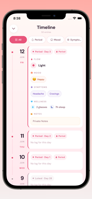 Period Tracker + Ovulation Screenshot 9 of 10