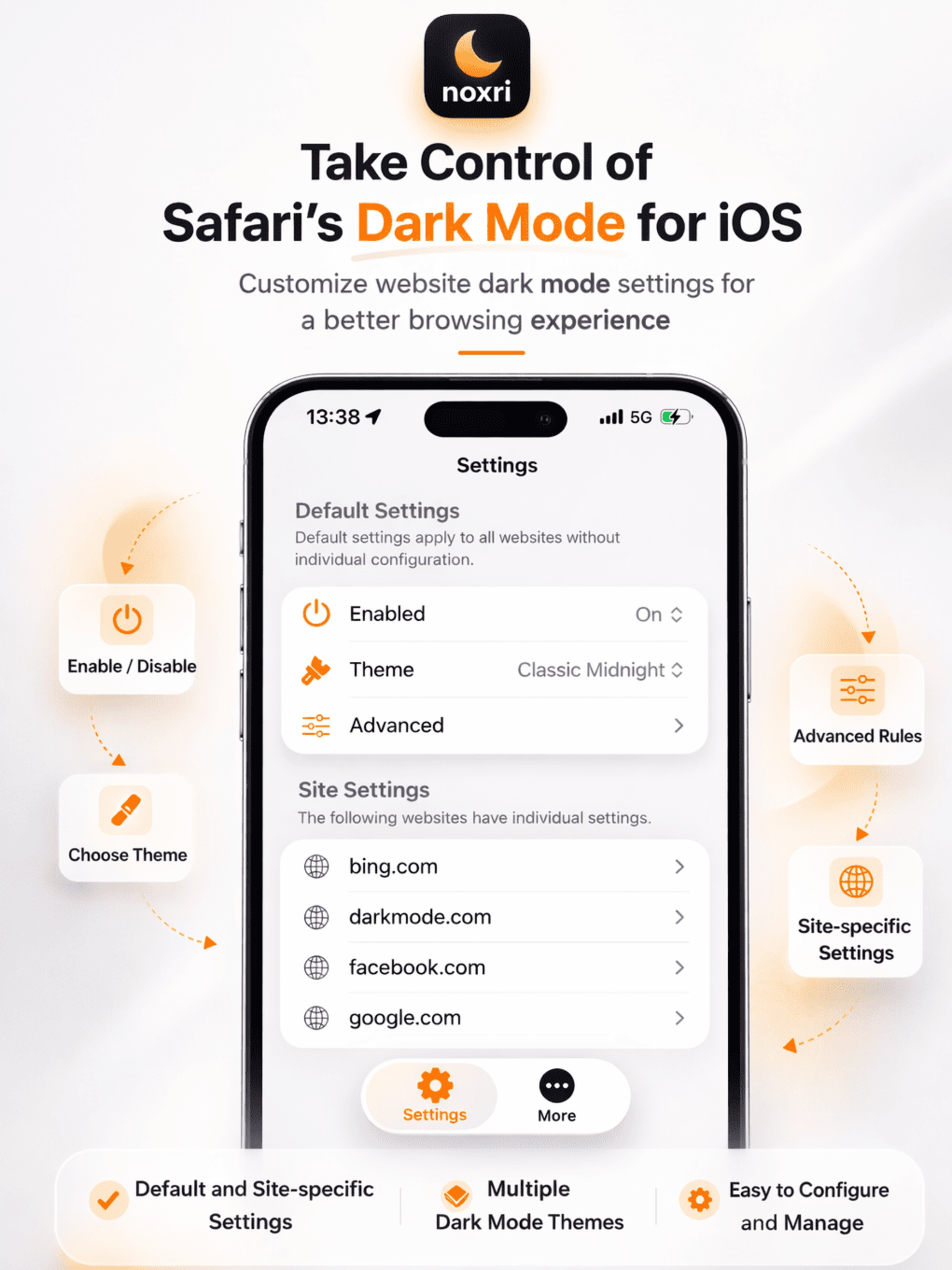 Noxri: Dark Mode for Safari