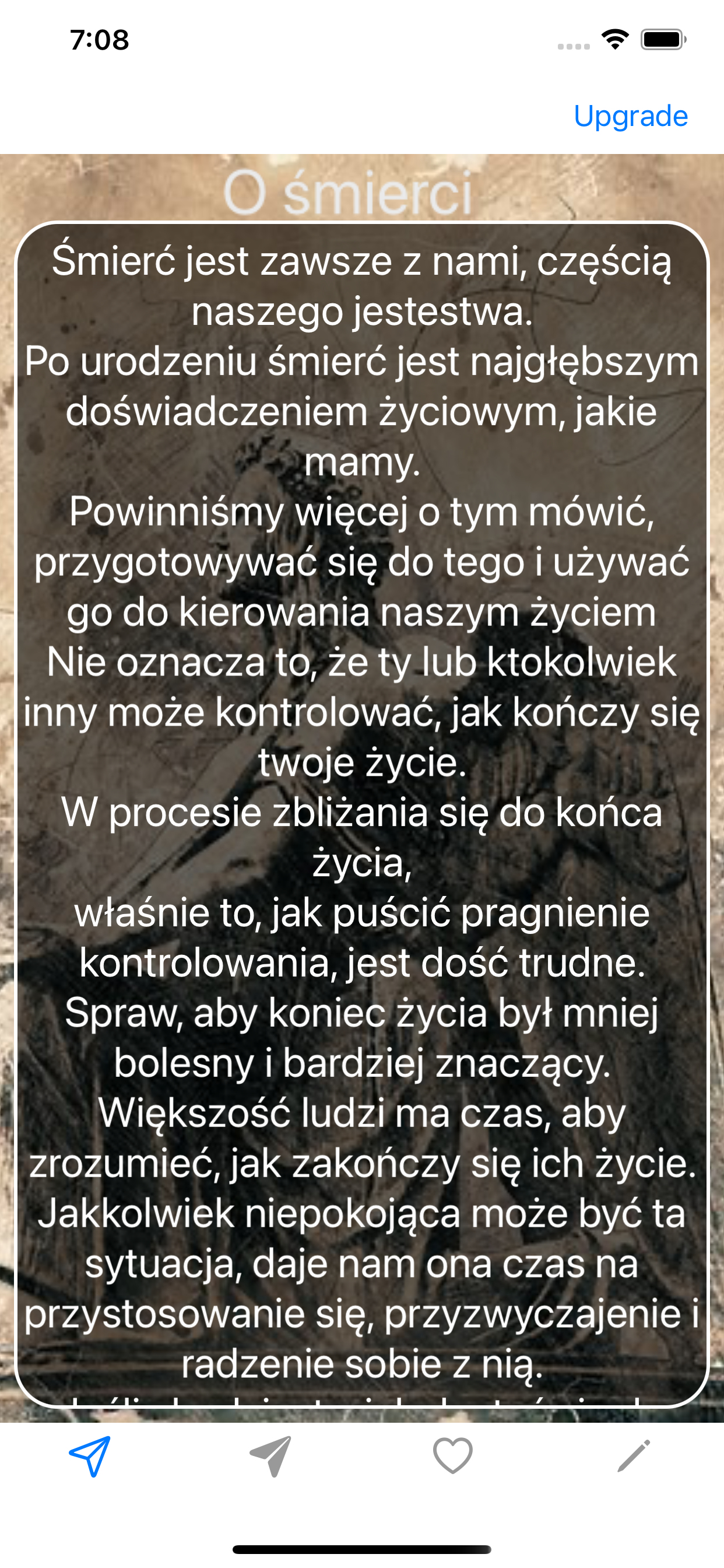 W obliczu śmierci