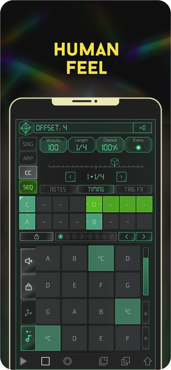 #4. Prism MIDI Sequencer (iOS) De: Tyler Quatraro