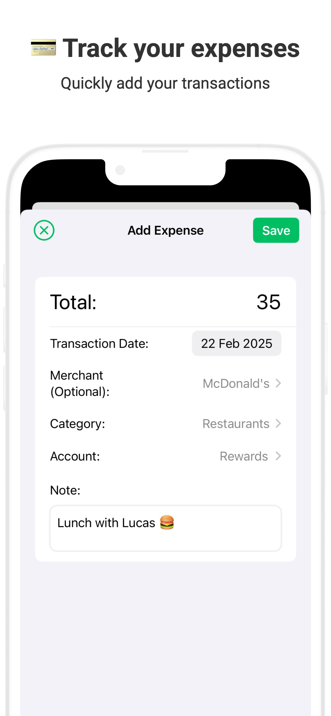 Trac - Money & Expense Tracker screenshot 2