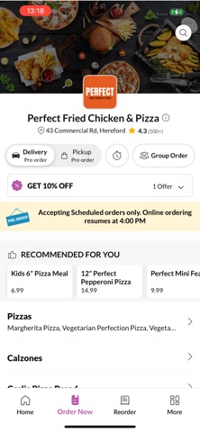Perfect Fried Chicken & Pizza Screenshot 2 of 4