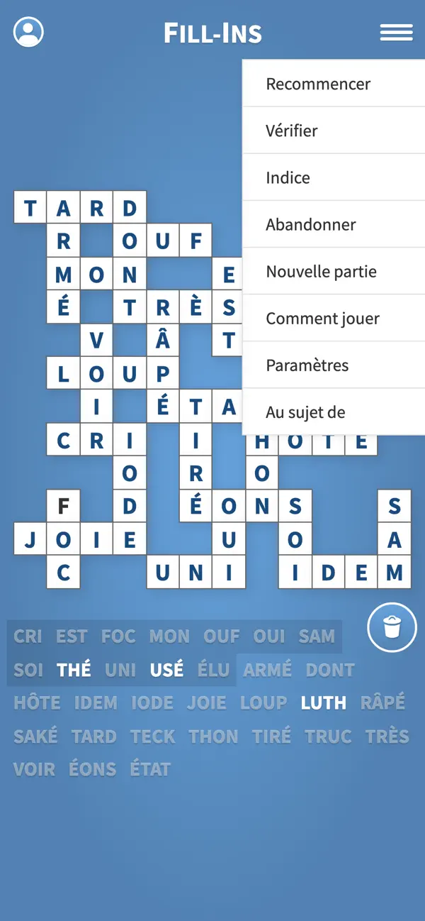 Screenshot #2 pour Mots Casés en Français