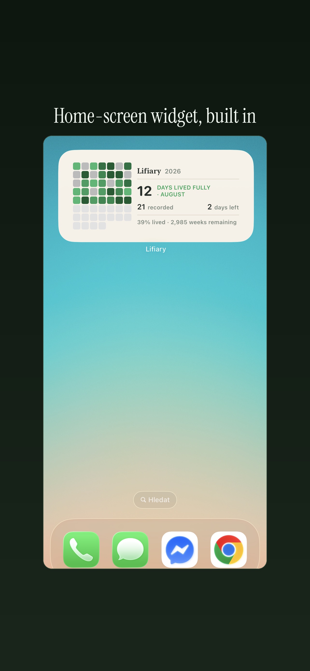 Screenshot 2 of Lifiary: Life in Weeks