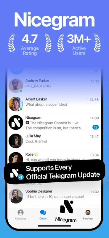 Nicegram: AI for Telegram screenshot 1 of 8
